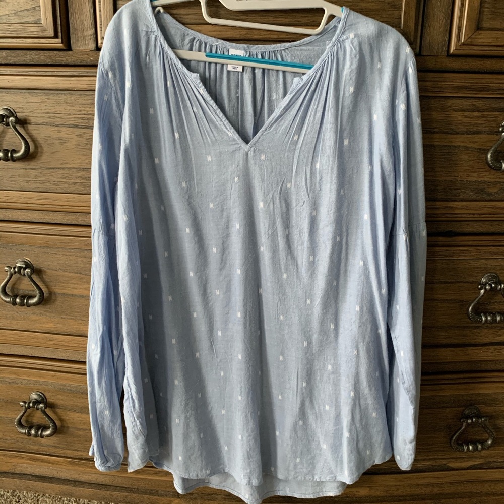 Chambray old navy top